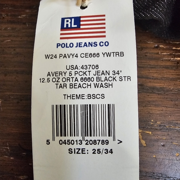 Polo Jeans Co 'Avery' 5 Pocket Jeans Size 25/34 NWT - Picture 4 of 8